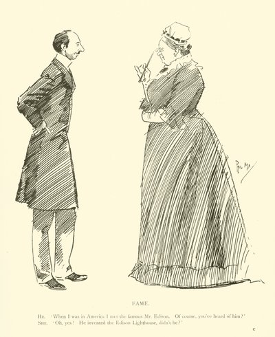 Tegneserie af Phil May, fra 1890