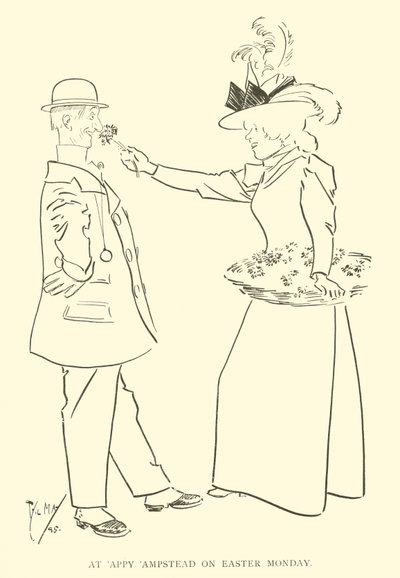 Tegneserie af Phil May, fra 1890