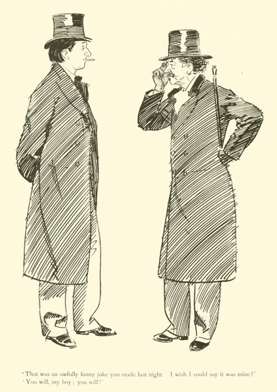 Tegneserie af Phil May, fra 1890