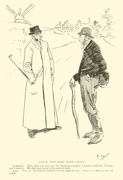 Tegneserie af Phil May, fra 1890