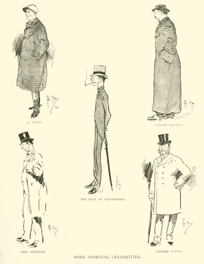 Tegneserie af Phil May, fra 1890