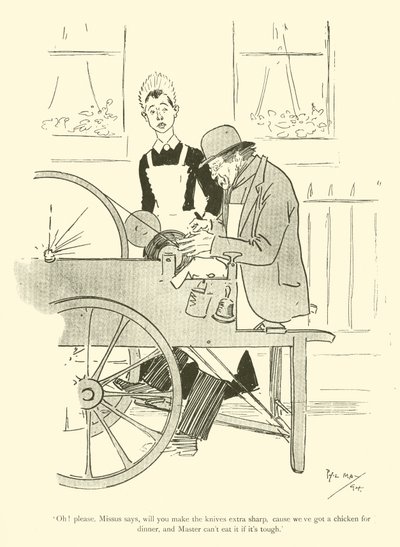 Tegneserie af Phil May, fra 1890