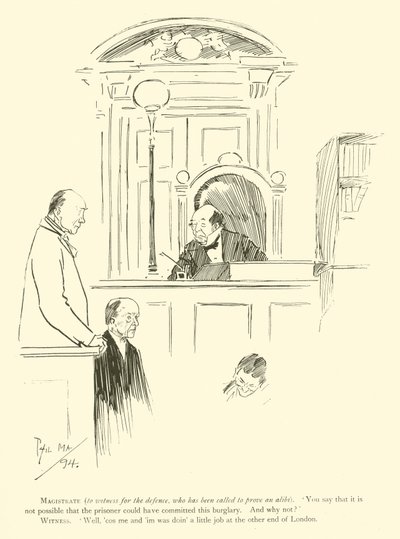 Tegneserie af Phil May, fra 1890