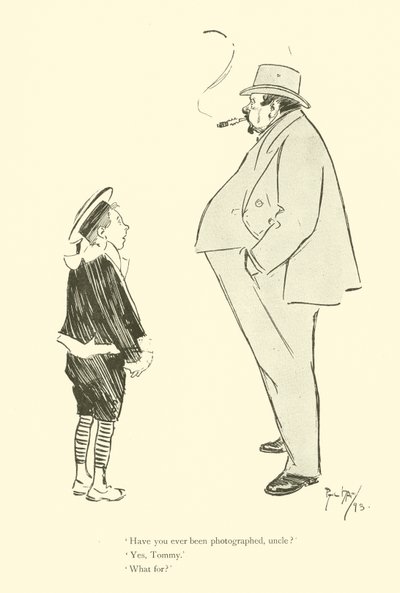 Tegneserie af Phil May, fra 1890