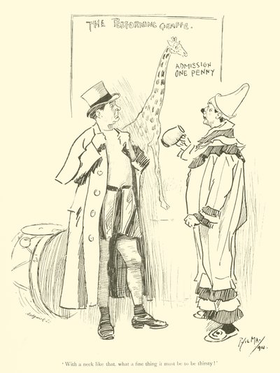 Tegneserie af Phil May, fra 1890