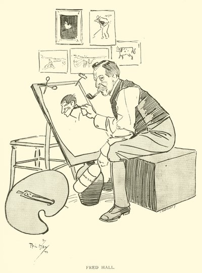 Tegneserie af Phil May, fra 1890