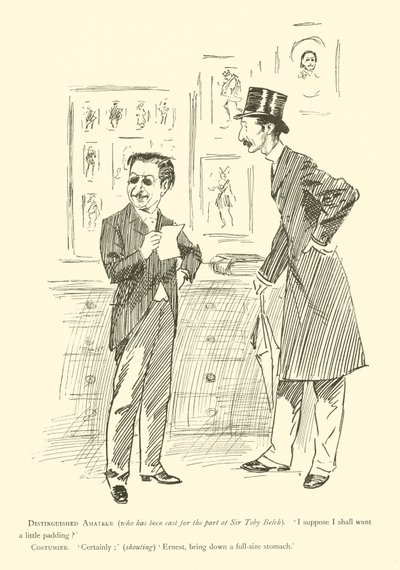 Tegneserie af Phil May, fra 1890
