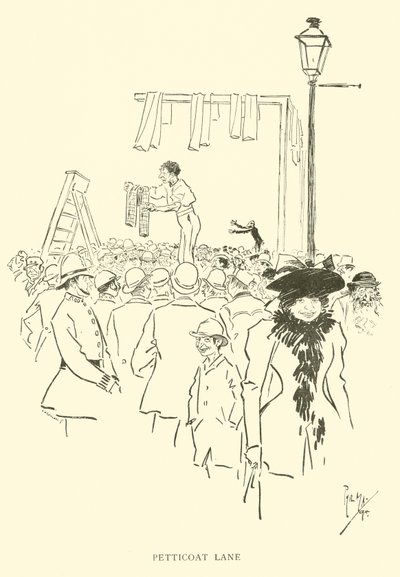 Tegneserie af Phil May, fra 1890