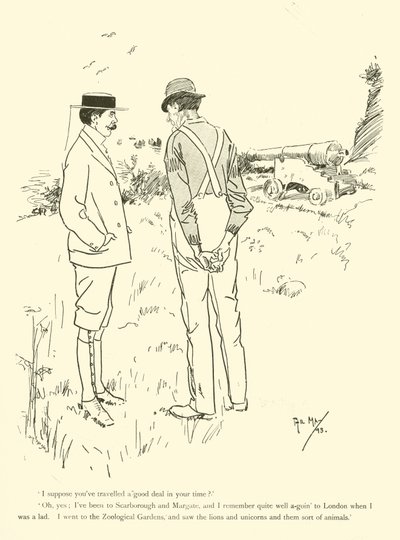 Tegneserie af Phil May, fra 1890