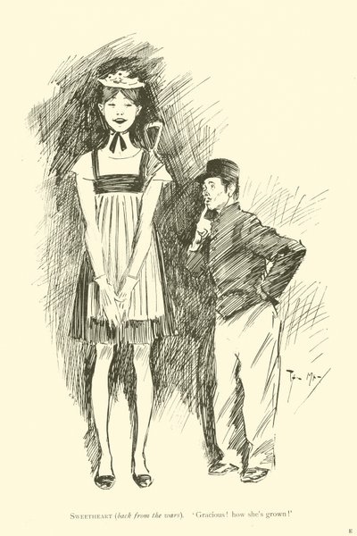 Tegneserie af Phil May, fra 1890