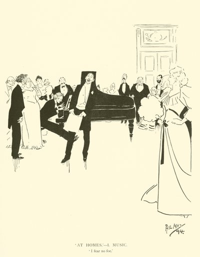 Tegneserie af Phil May, fra 1890