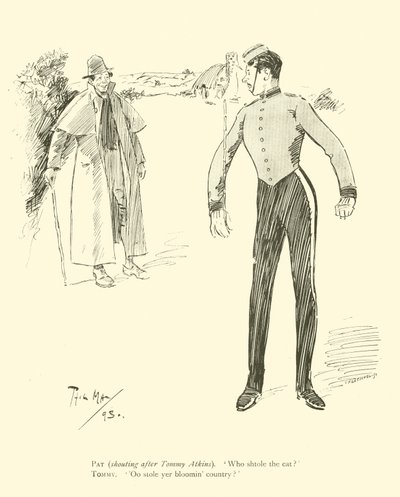Tegneserie af Phil May, fra 1890