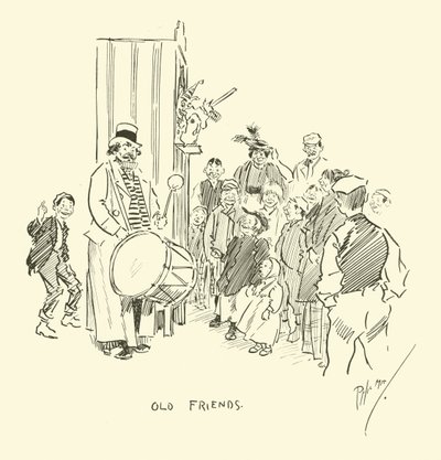 Illustration til Phil Mays Gutter-Snipes af Phil May