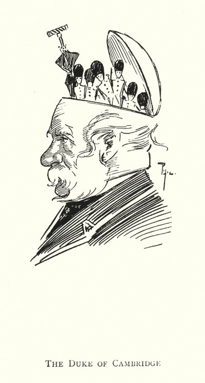 Hertugen af Cambridge (litho) af Phil May