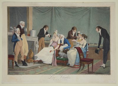 Besøgene af Philibert-Louis Debucourt
