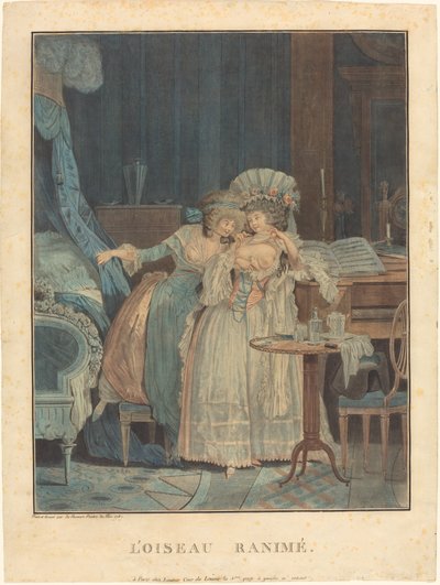 Fuglen genoplives af Philibert Louis Debucourt