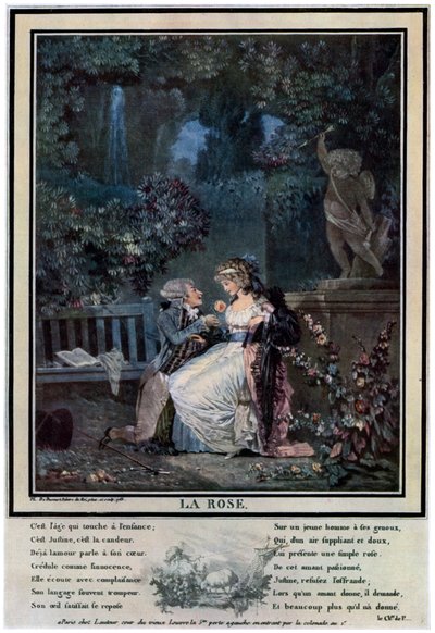 Rosen, 1788-1931. af Philibert Louis Debucourt