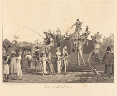 Karnevallet af Philibert Louis Debucourt