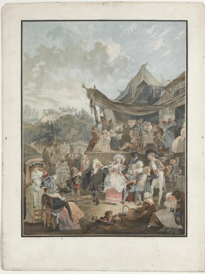 Brudemenuen, 1786 af Philibert Louis Debucourt