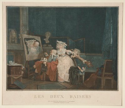 De to kys af Philibert Louis Debucourt
