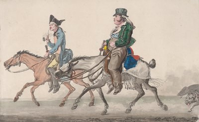 Vejen til Poissy, 1816. af Philibert Louis Debucourt
