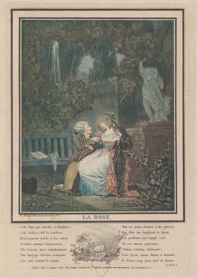 Rosen, 1788. af Philibert Louis Debucourt