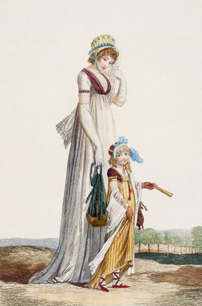 Ung mor og barn, 1800 af Philibert Louis Debucourt
