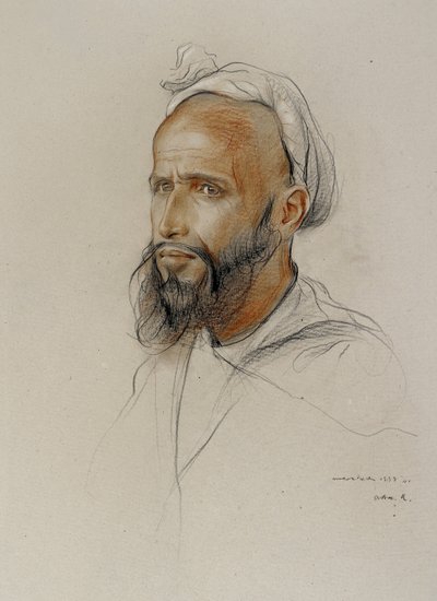 Portræt af en araber af Philip Alexius de Laszlo