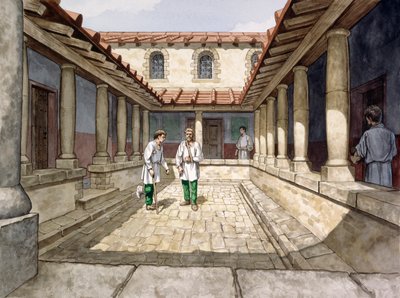 Housesteads Roman Fort, 2. århundrede, c1990-2010 af Philip Corke