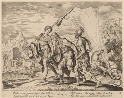 Sankt Pauls omvendelse af Philip Galle after Maerten van Heemskerck