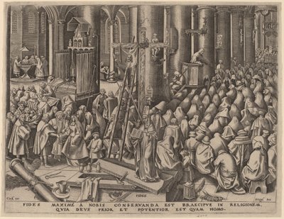 Tro af Philip Galle after Pieter Bruegel the Elder