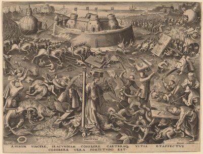 Modstand af Philip Galle after Pieter Bruegel the Elder