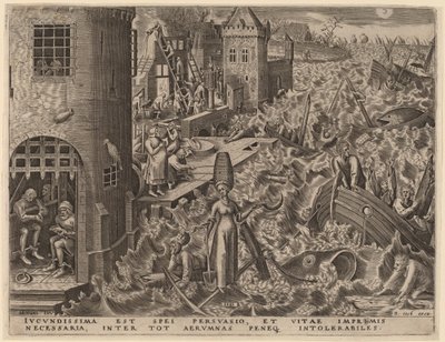 Håber af Philip Galle after Pieter Bruegel the Elder
