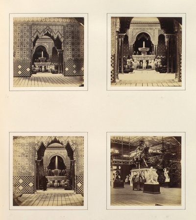 [Alhambra and Court of Lions, View in South Transept], ca. 1859. af Philip Henry Delamotte.