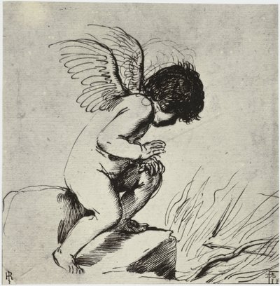 Anonym, en Amor af Philip Henry Delamotte