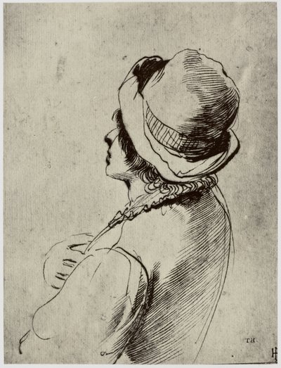 Guercino, elskeren af Philip Henry Delamotte