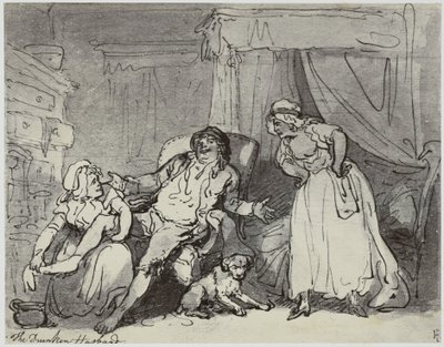 Thomas Rowlandson, Den berusede ægtemand af Philip Henry Delamotte
