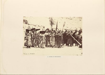 Munke i procession af Philip Henry Egerton