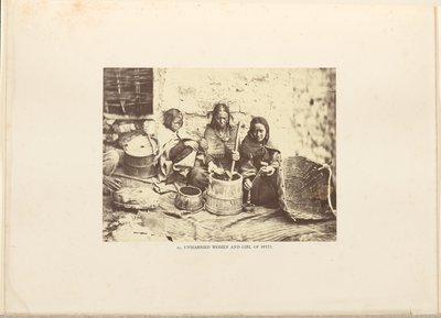 Ugifte kvinder og piger i Spiti af Philip Henry Egerton