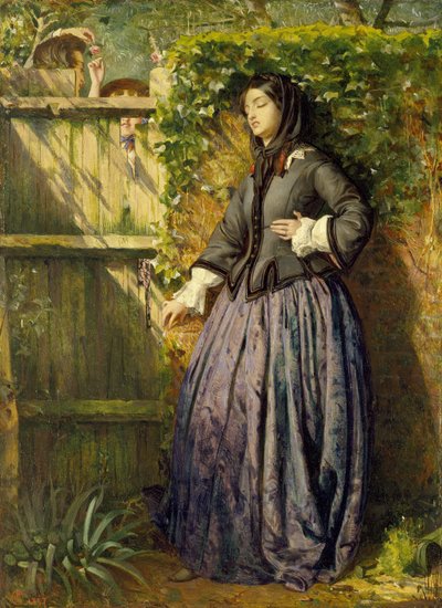 Brudte løfter, 1857 af Philip Hermogenes Calderon