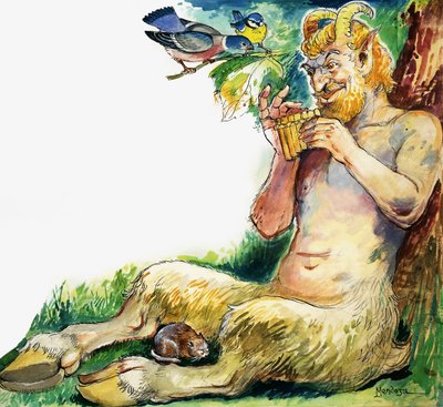 Pan, den græske naturgud af Philip Mendoza