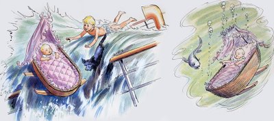 Det synkende skib, illustration fra 