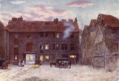 Bagsiden af White Hart Inn, Southwark, 1884 af Philip Norman