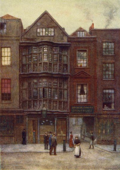 Sir Paul Pindars House, Bishopsgate Street, 1877 af Philip Norman