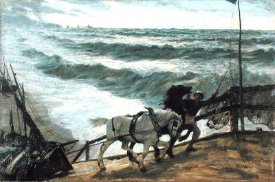 An Approaching Storm (olie på lærred) af Philip Richard Morris