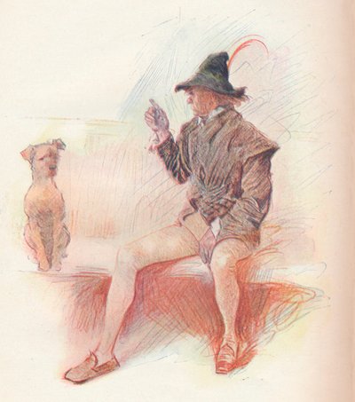 Launce og hans hund, 1903, 1903 af Philip William May