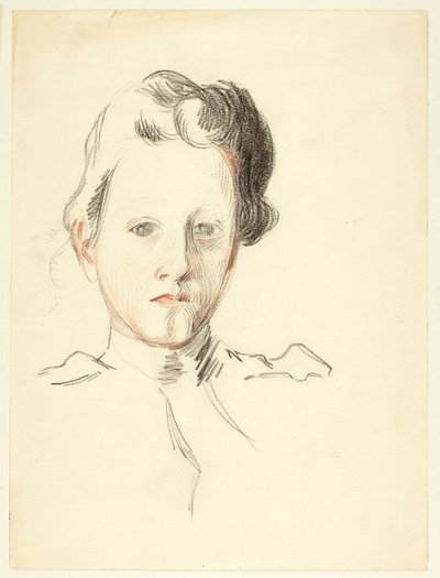 Portræt af en ung kvinde af Philip William May