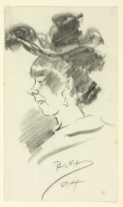 Profil af en kvinde af Philip William May