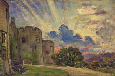 Chirk Castle (olie på lærred) af Philip Wilson Steer