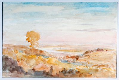 Severn Valley over Newnham, fra Littledean, ca. 1909 af Philip Wilson Steer